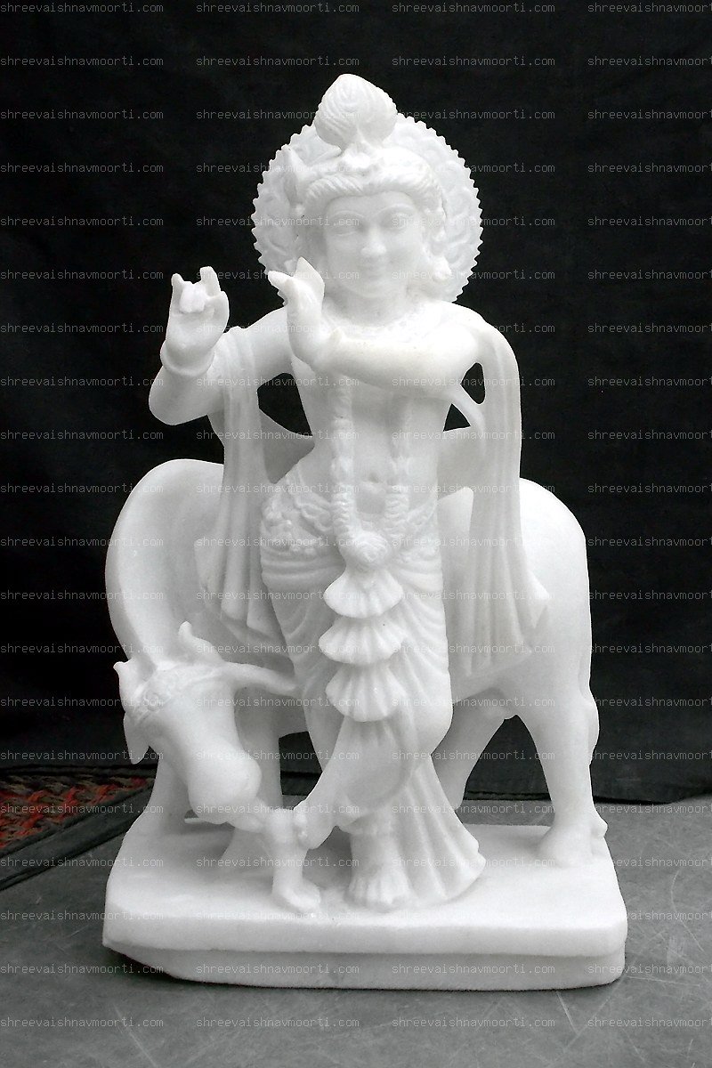 Gau Gopal Marble Moorti