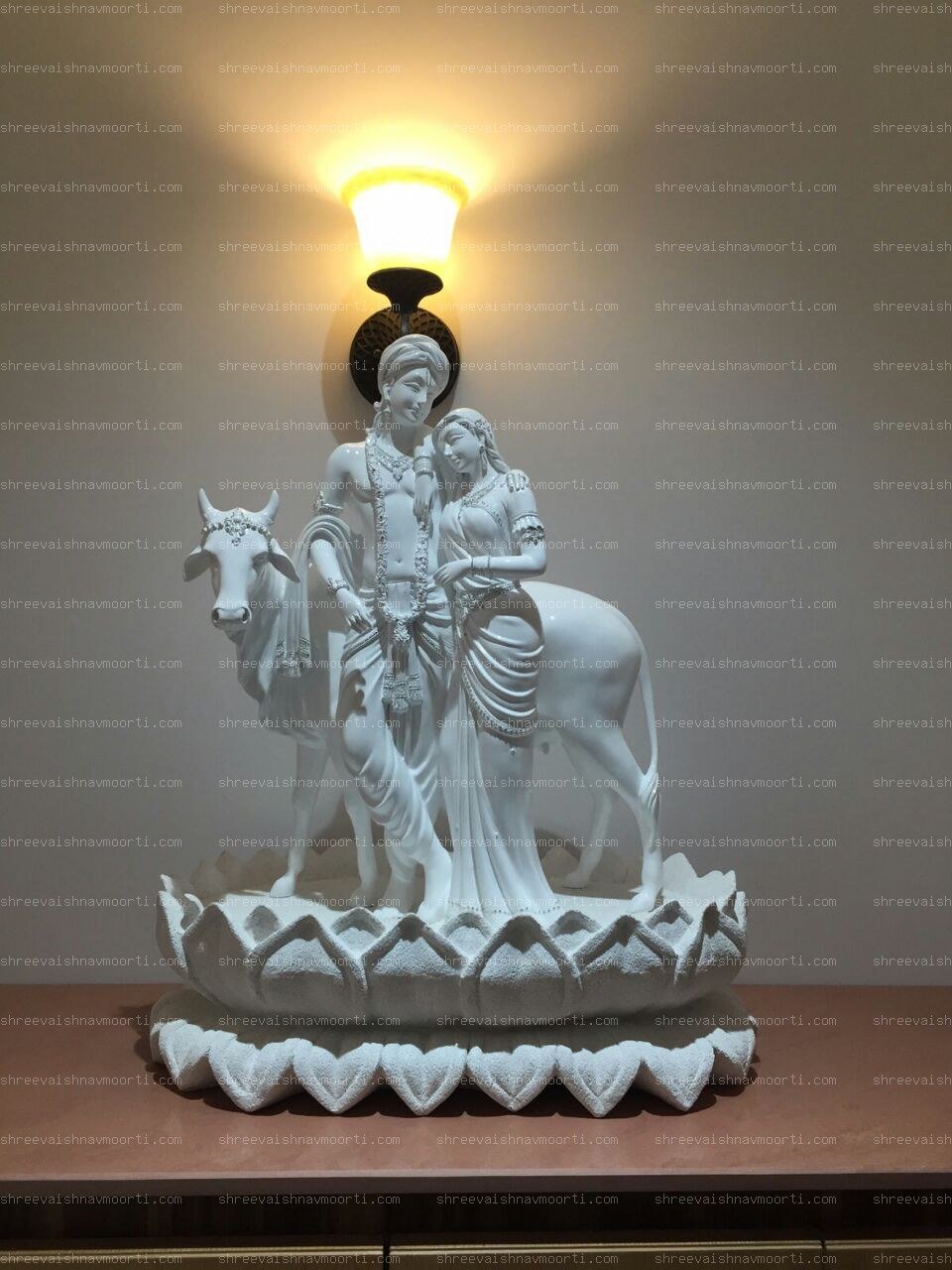 Gau Gopal Marble Moorti