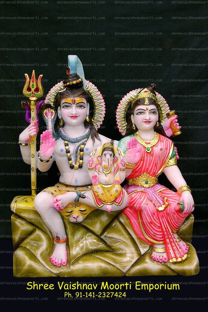 Gori Shankar Marble Moorti