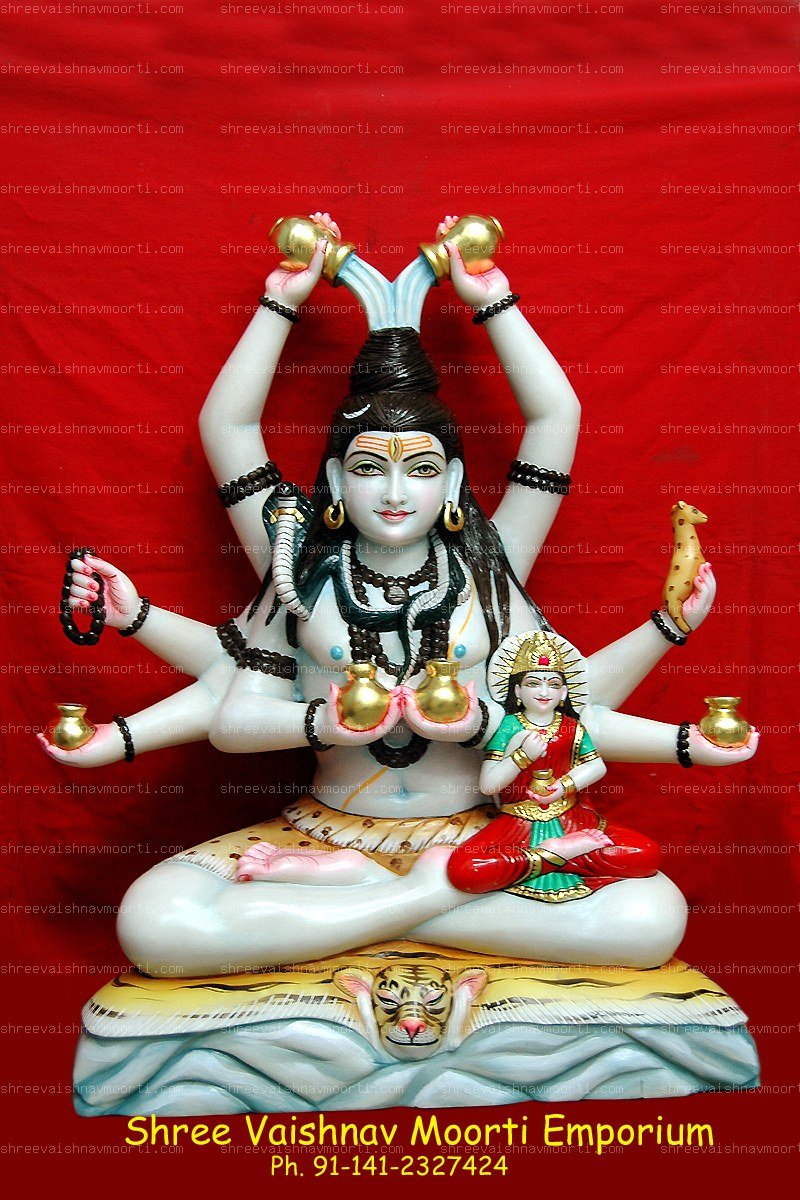 Gori Shankar Marble Moorti