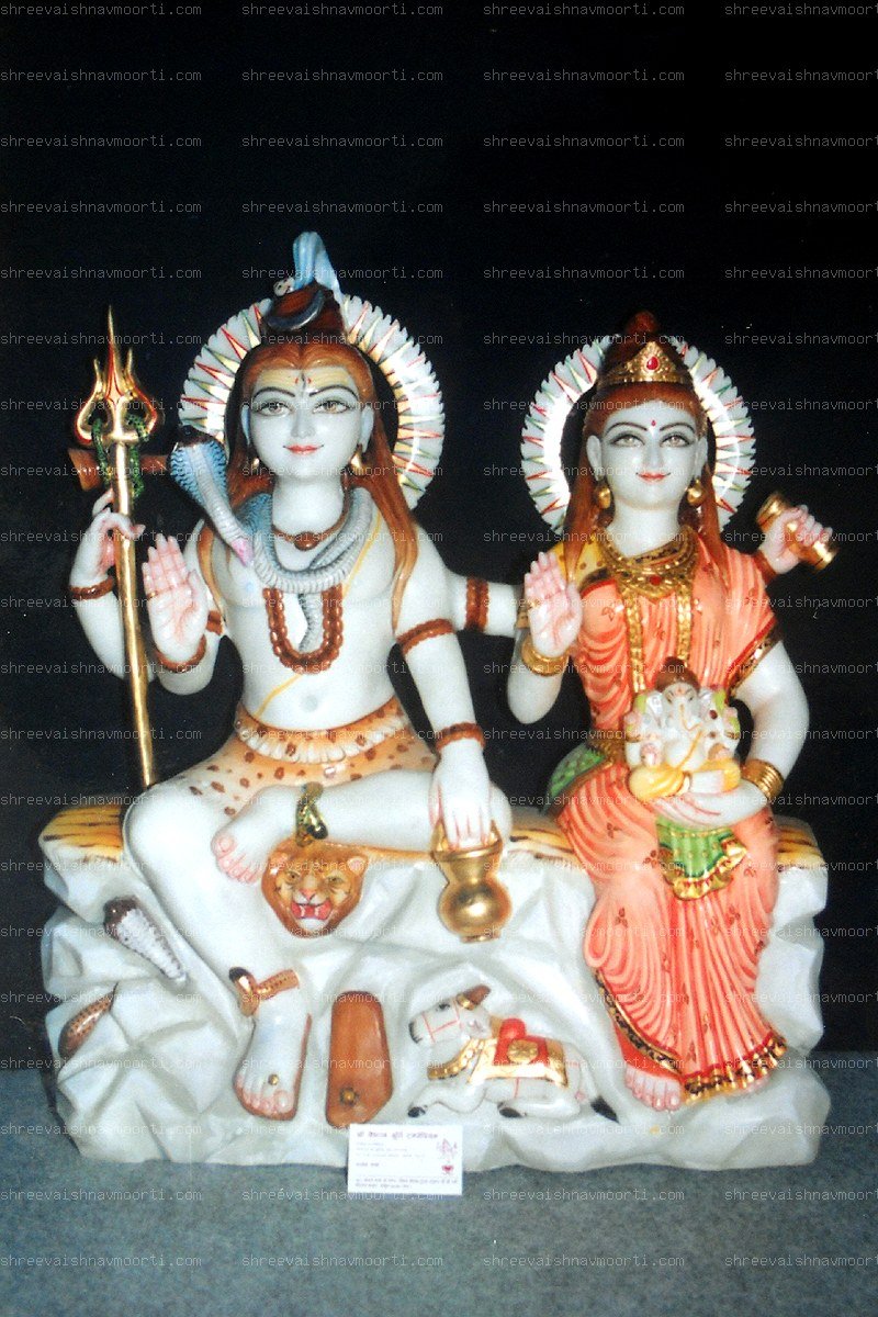 Gori Shankar Marble Moorti
