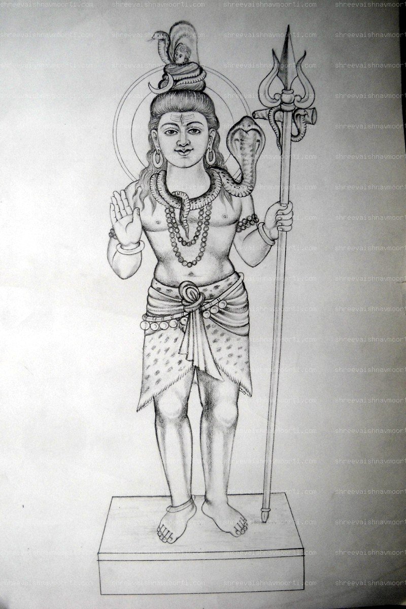 Gori Shankar Marble Moorti