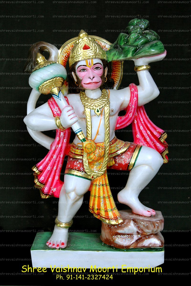 Hanuman Marble Moorti