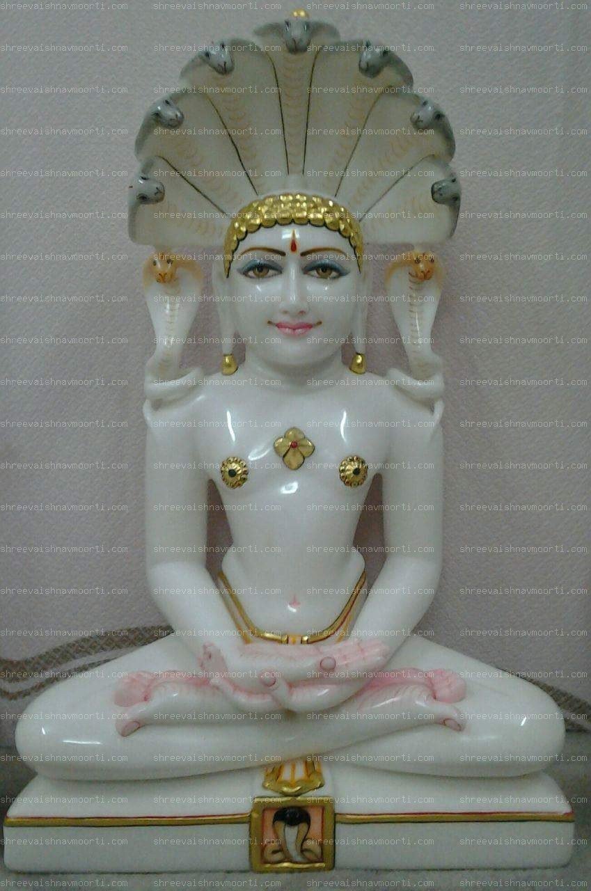Jain Buddha Marble Moorti