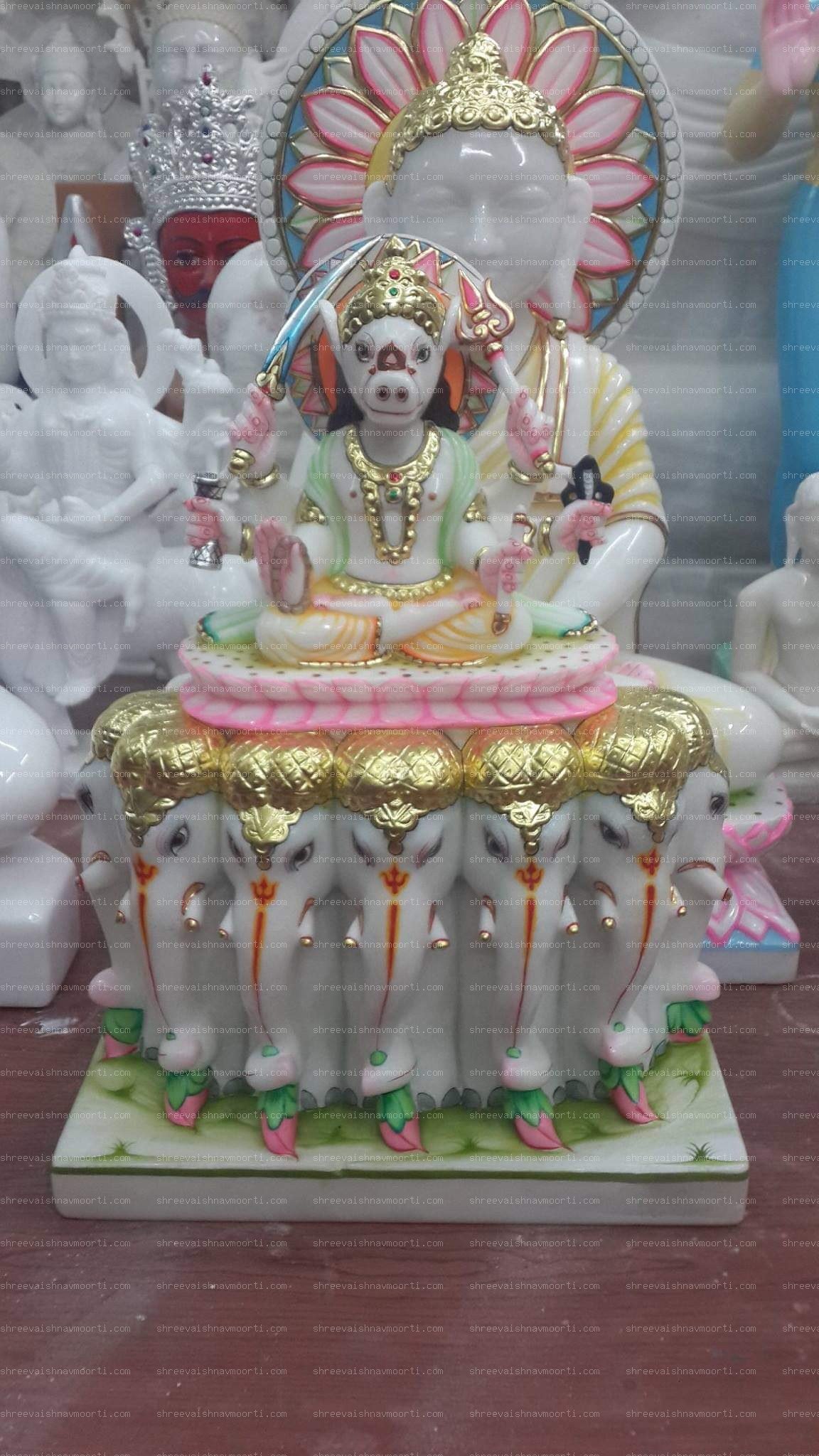 Jain Buddha Marble Moorti