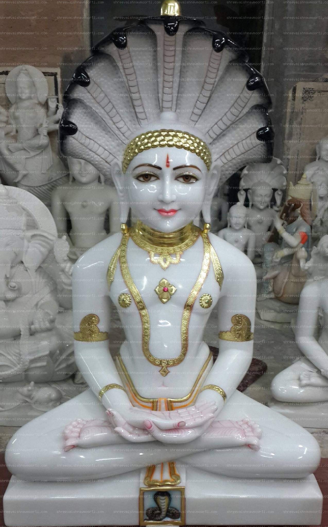 Jain Buddha Marble Moorti