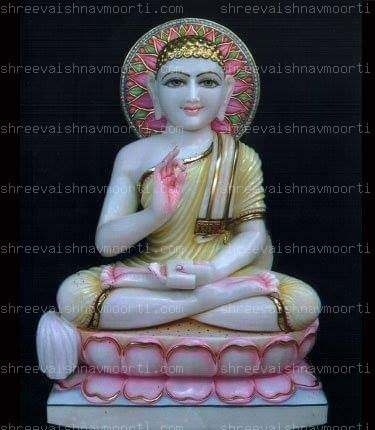 Jain Buddha Marble Moorti