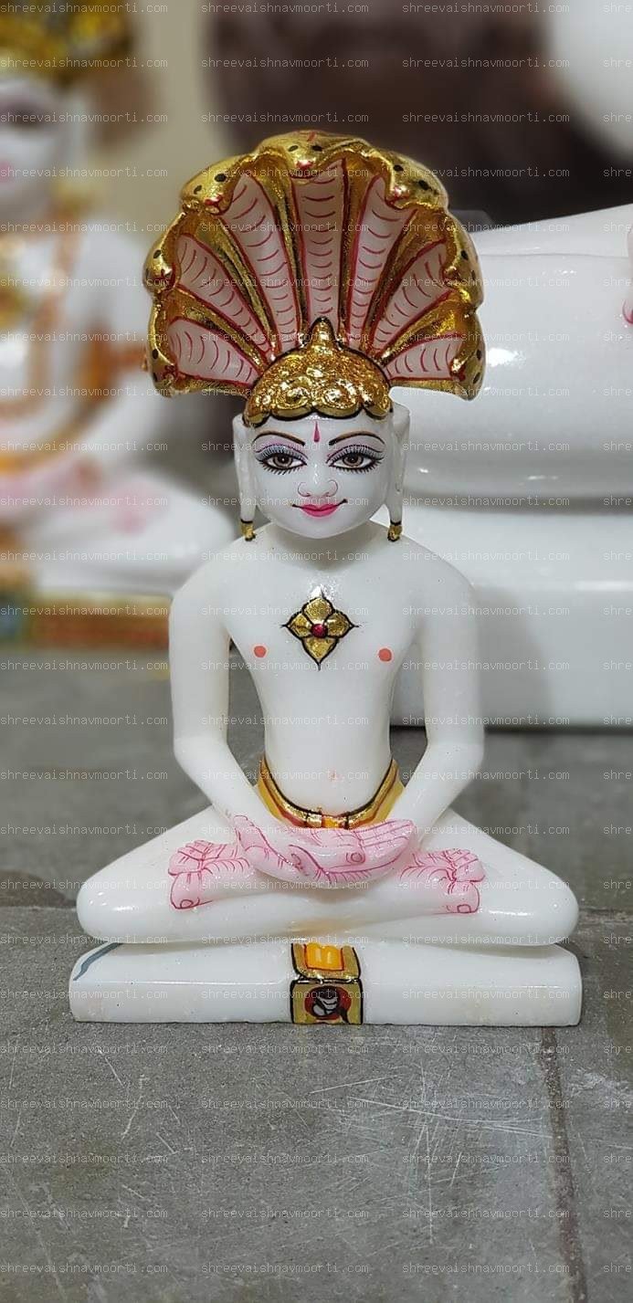 Jain Buddha Marble Moorti