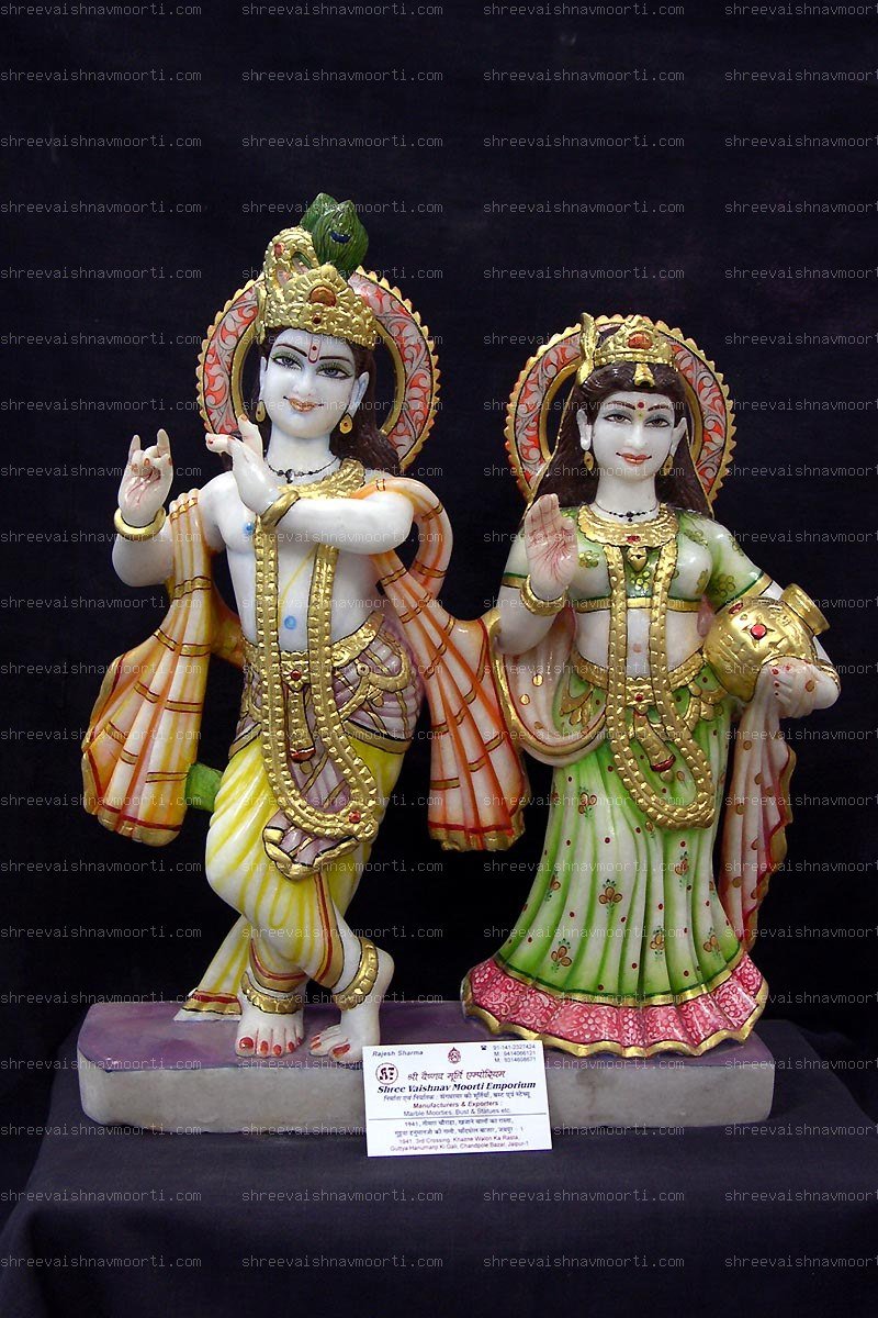 Jugal Jodi Marble Moorti