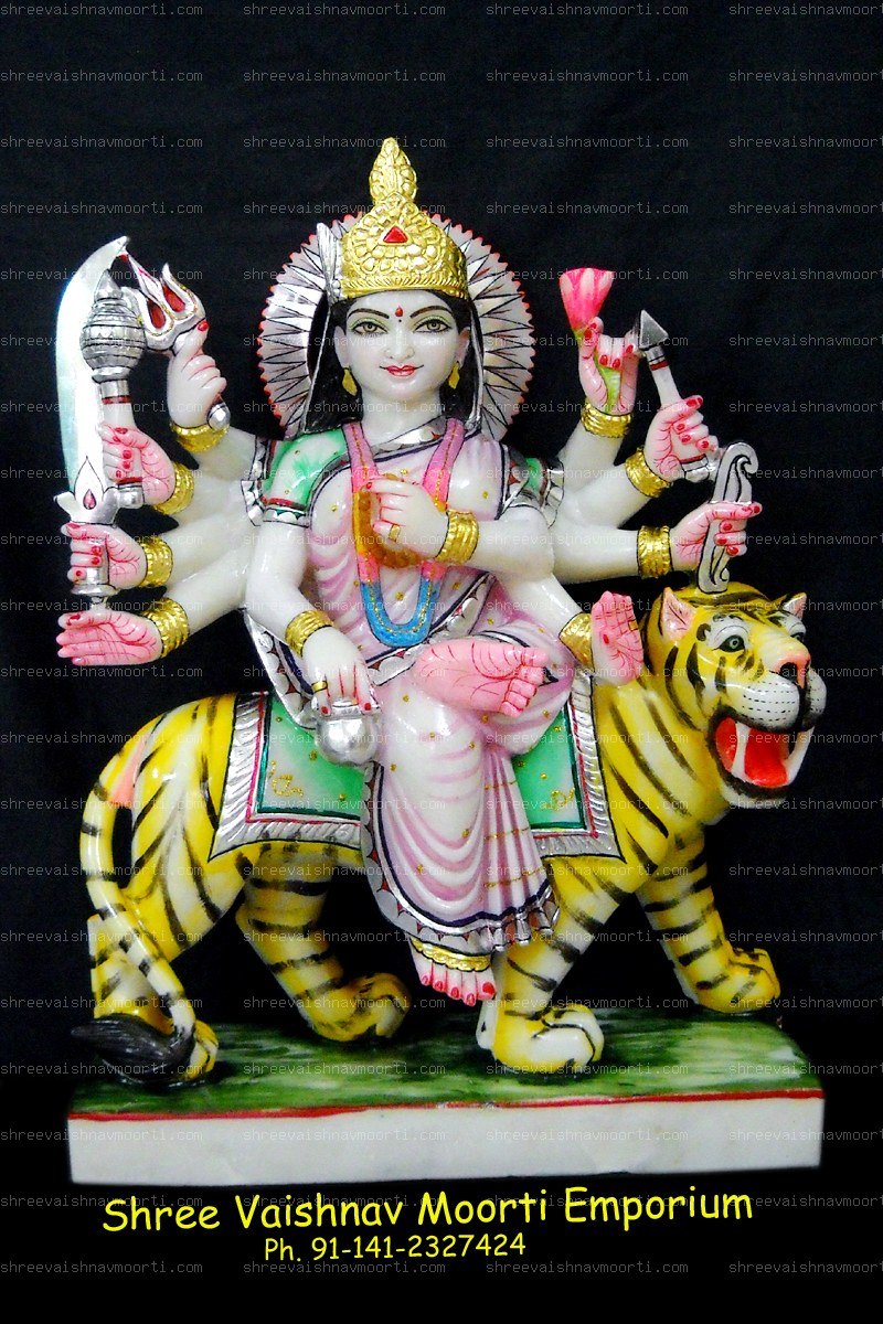 Nav Durga Marble Moorti