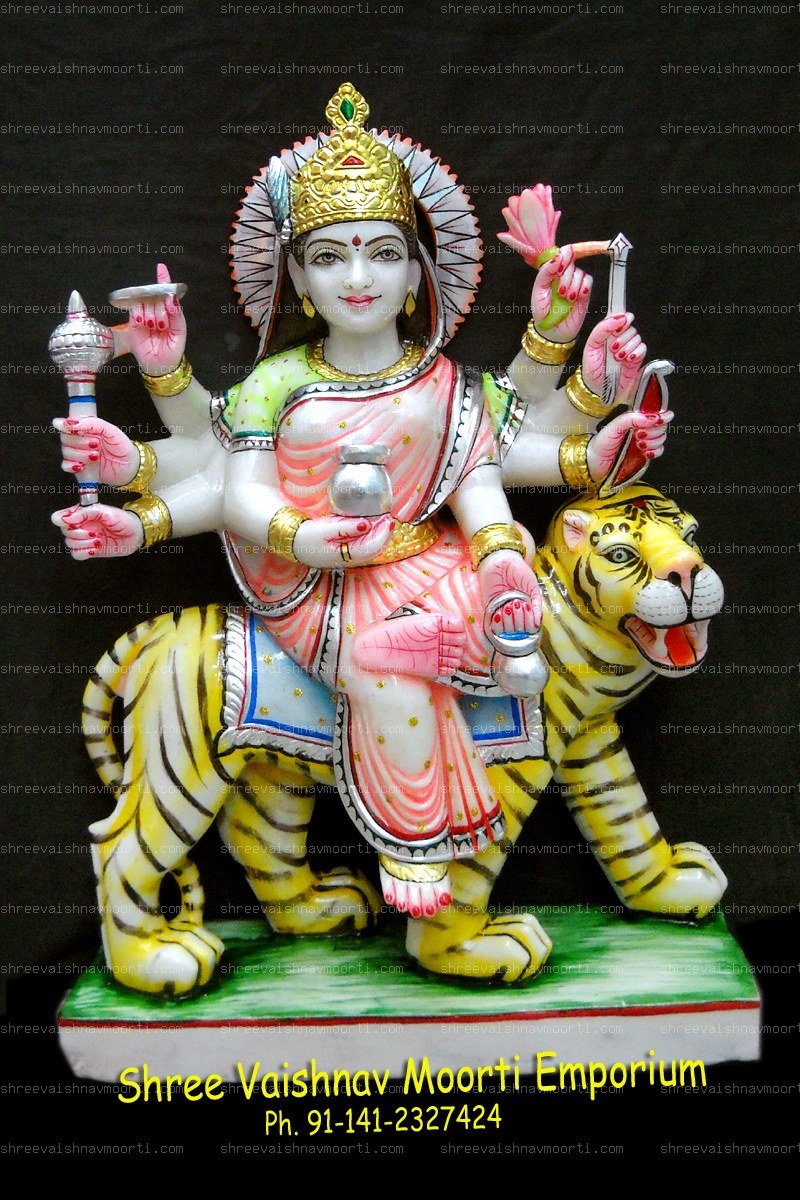 Nav Durga Marble Moorti