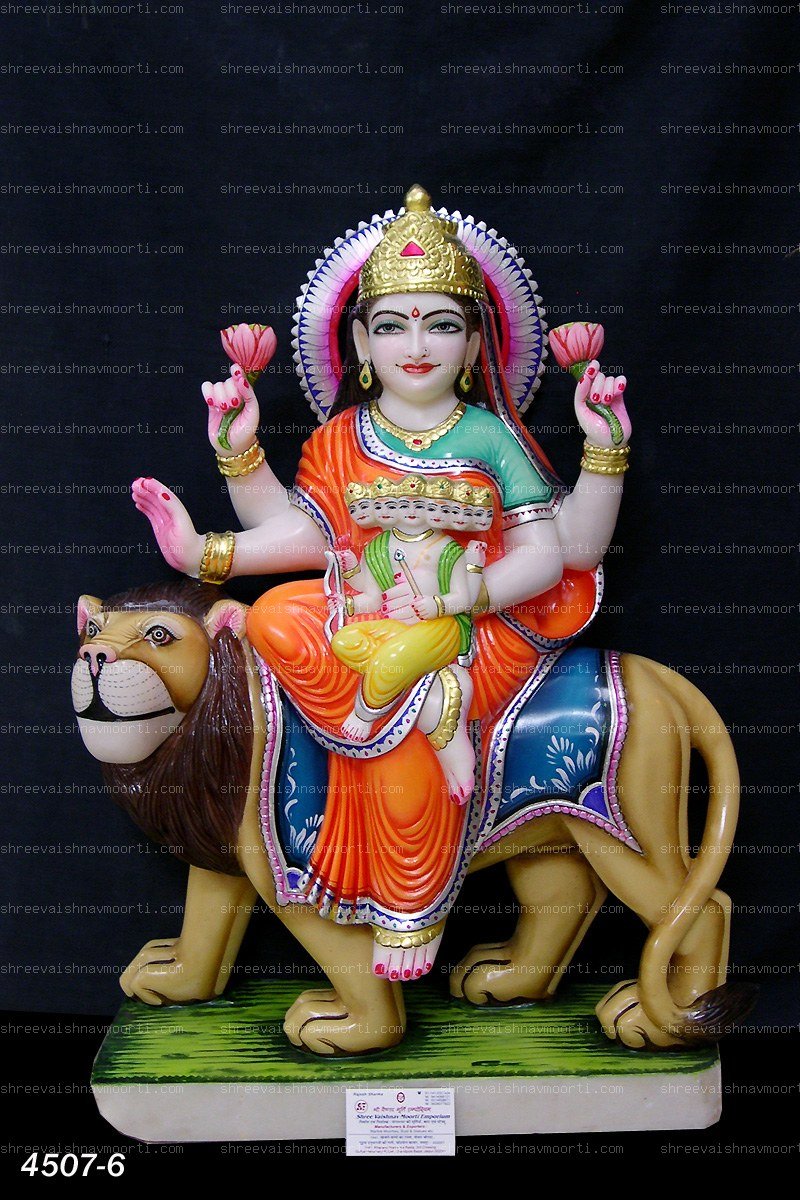 Nav Durga Marble Moorti