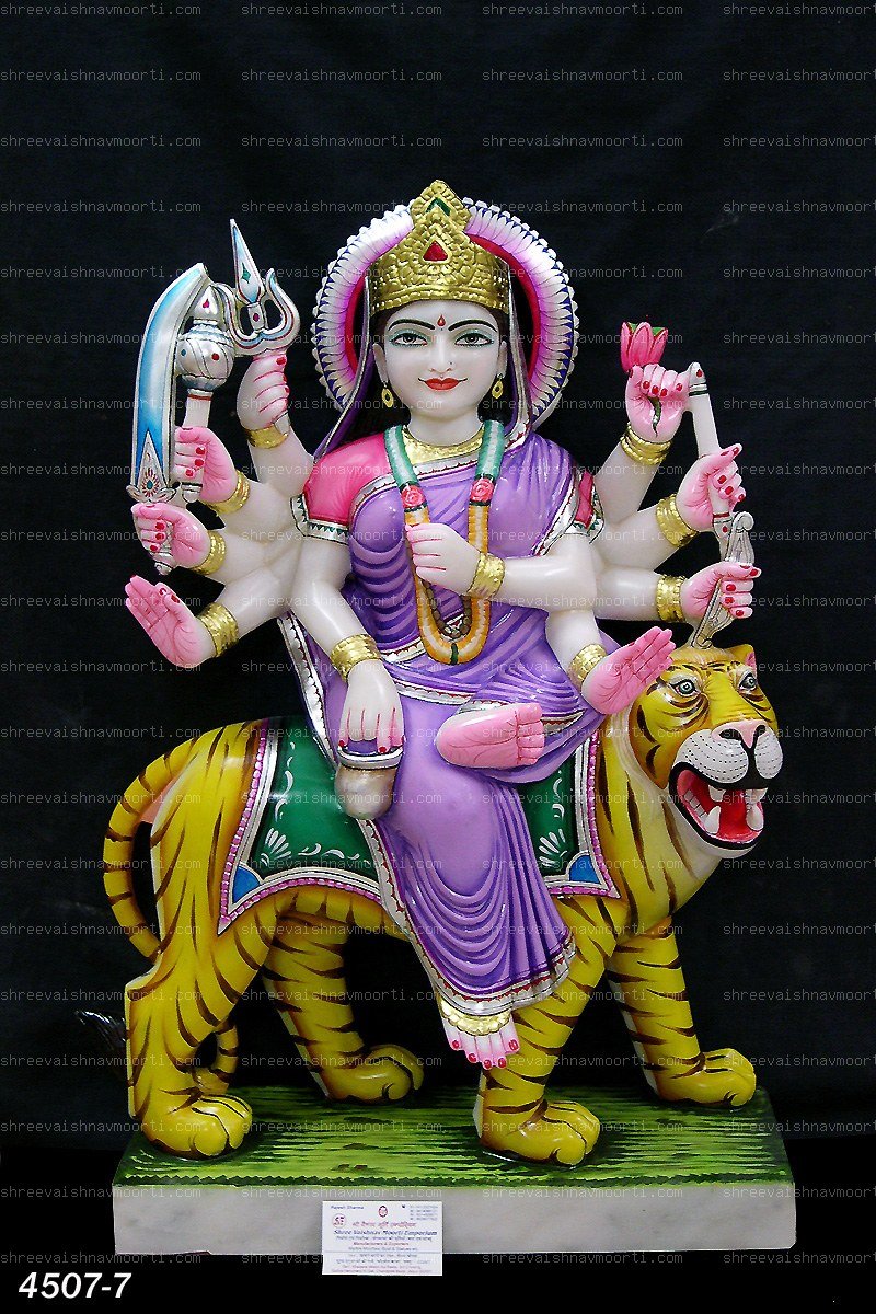Nav Durga Marble Moorti
