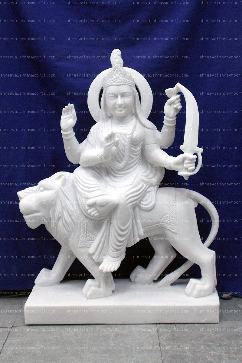 Nav Durga Marble Moorti