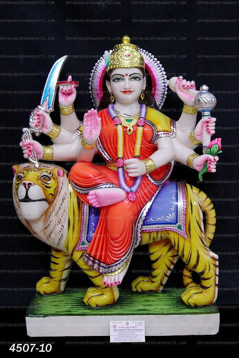 Nav Durga Marble Moorti