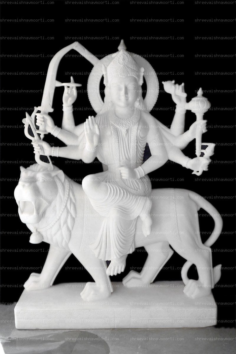 Nav Durga Marble Moorti