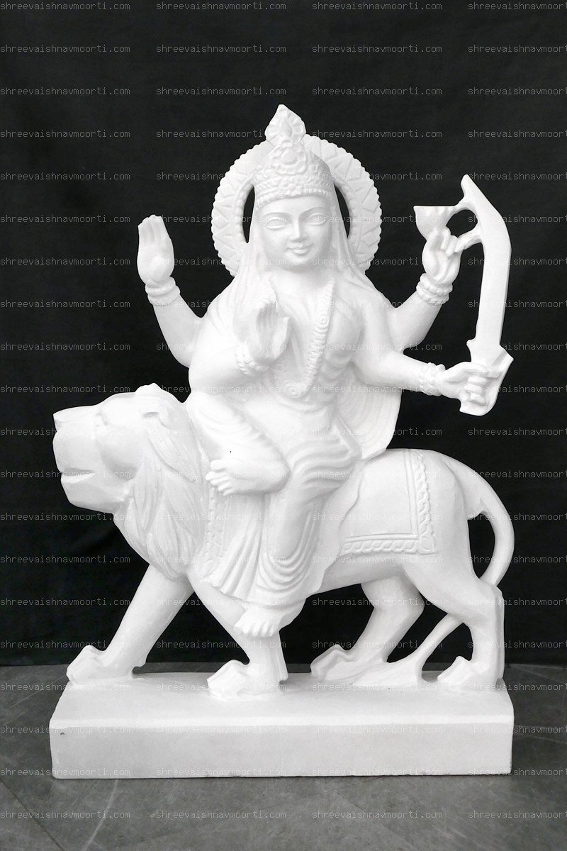 Nav Durga Marble Moorti