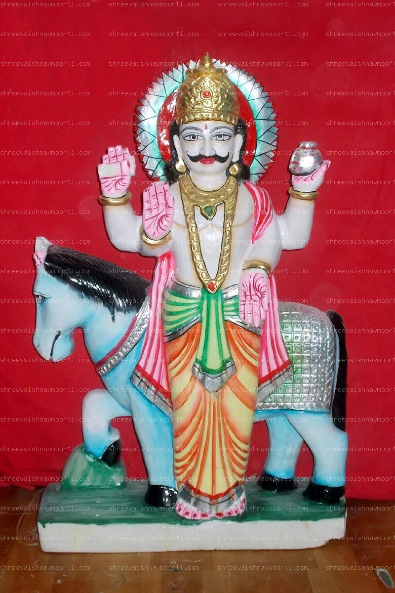 Nav Grah Marble Moorti