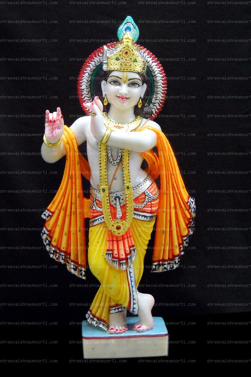 Radha Krishna Marble Moorti