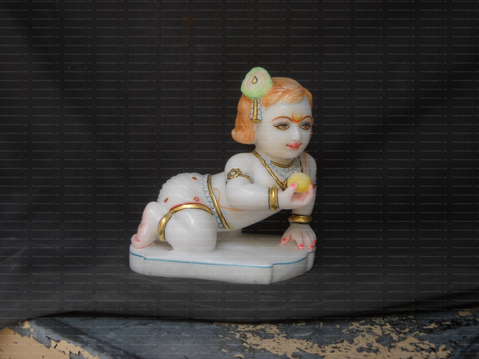 Radha Krishna Marble Moorti