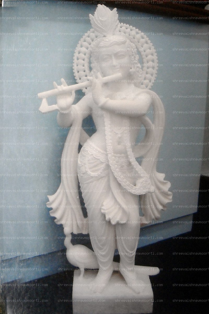 Radha Krishna Marble Moorti