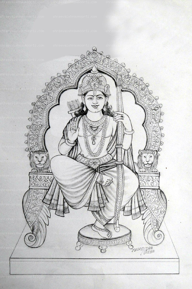 Ram Darbar Marble Moorti