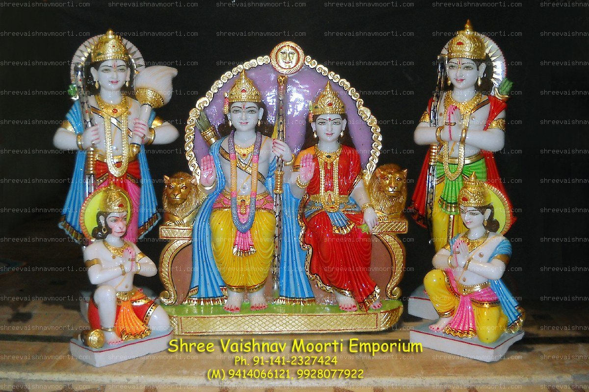 Ram Darbar Marble Moorti