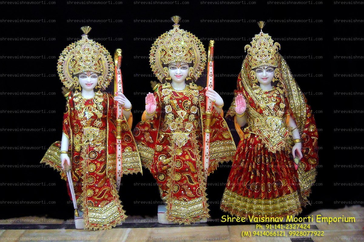 Ram Darbar Marble Moorti