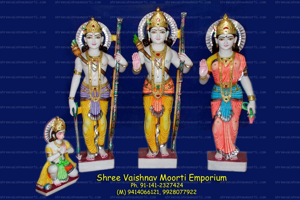 Ram Darbar Marble Moorti
