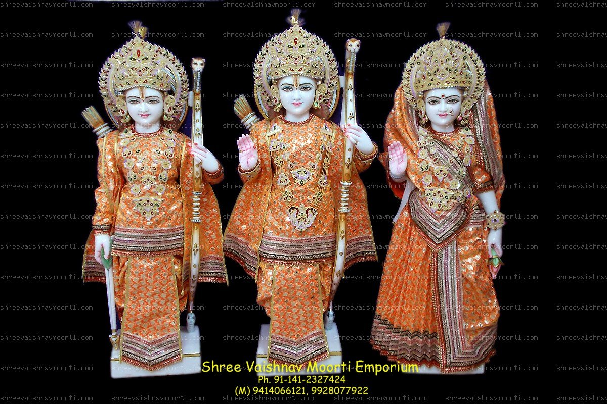 Ram Darbar Marble Moorti