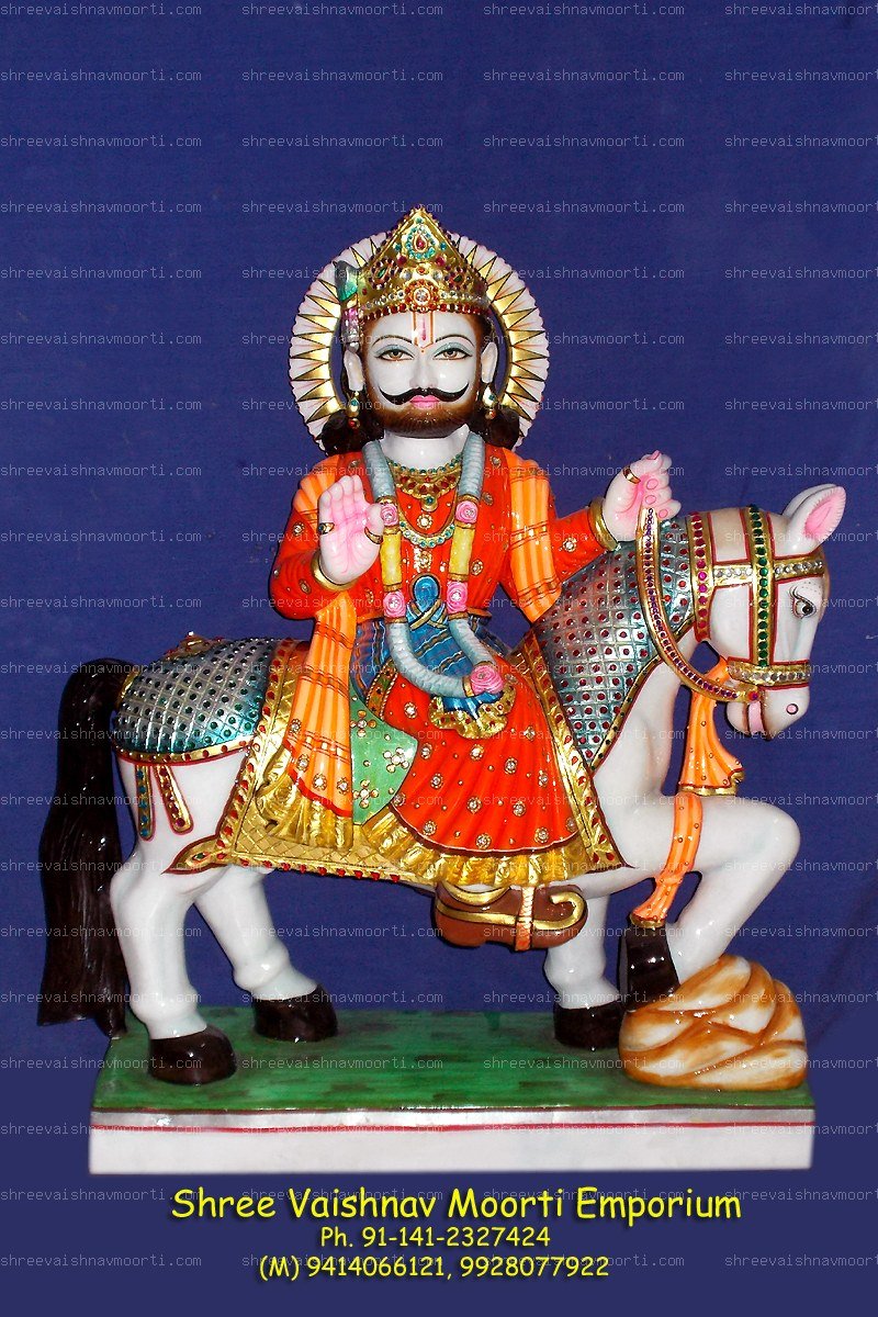 Ram Dev Ji Marble Moorti