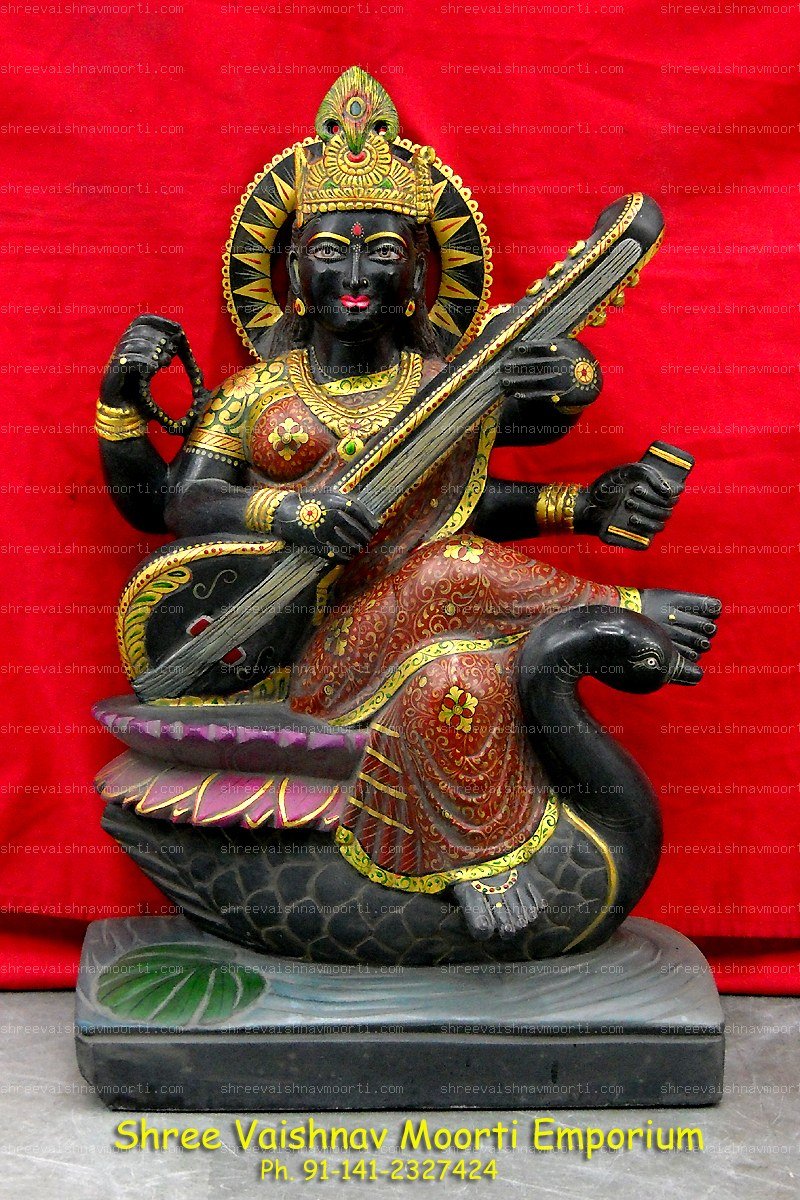 Saraswati Marble Moorti
