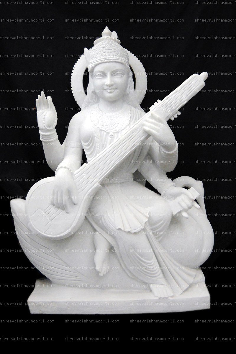 Saraswati Marble Moorti