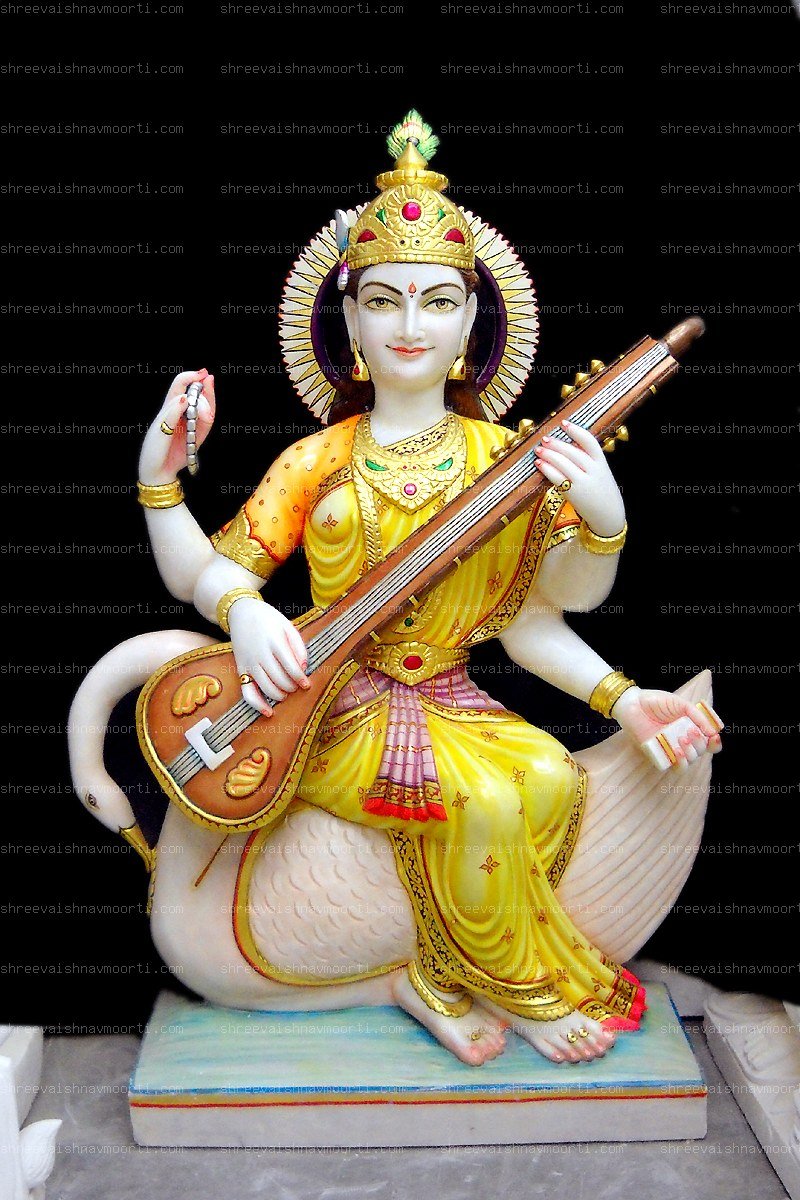 Saraswati Marble Moorti