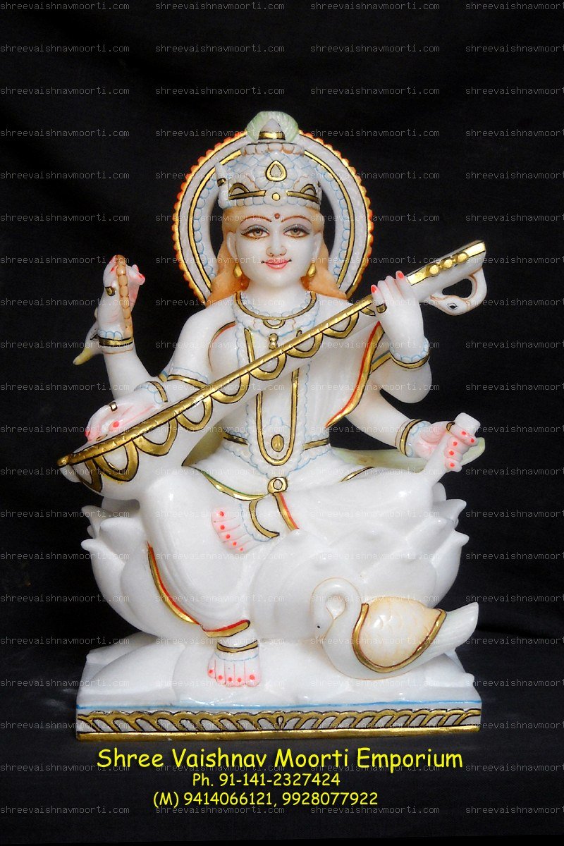 Saraswati Marble Moorti