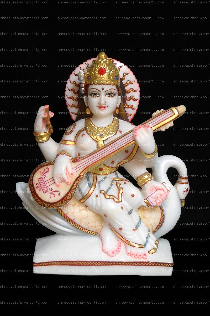 Saraswati Marble Moorti
