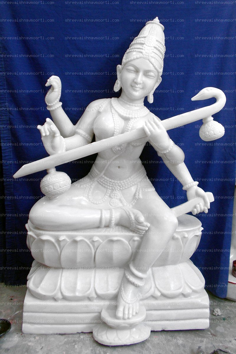 Saraswati Marble Moorti