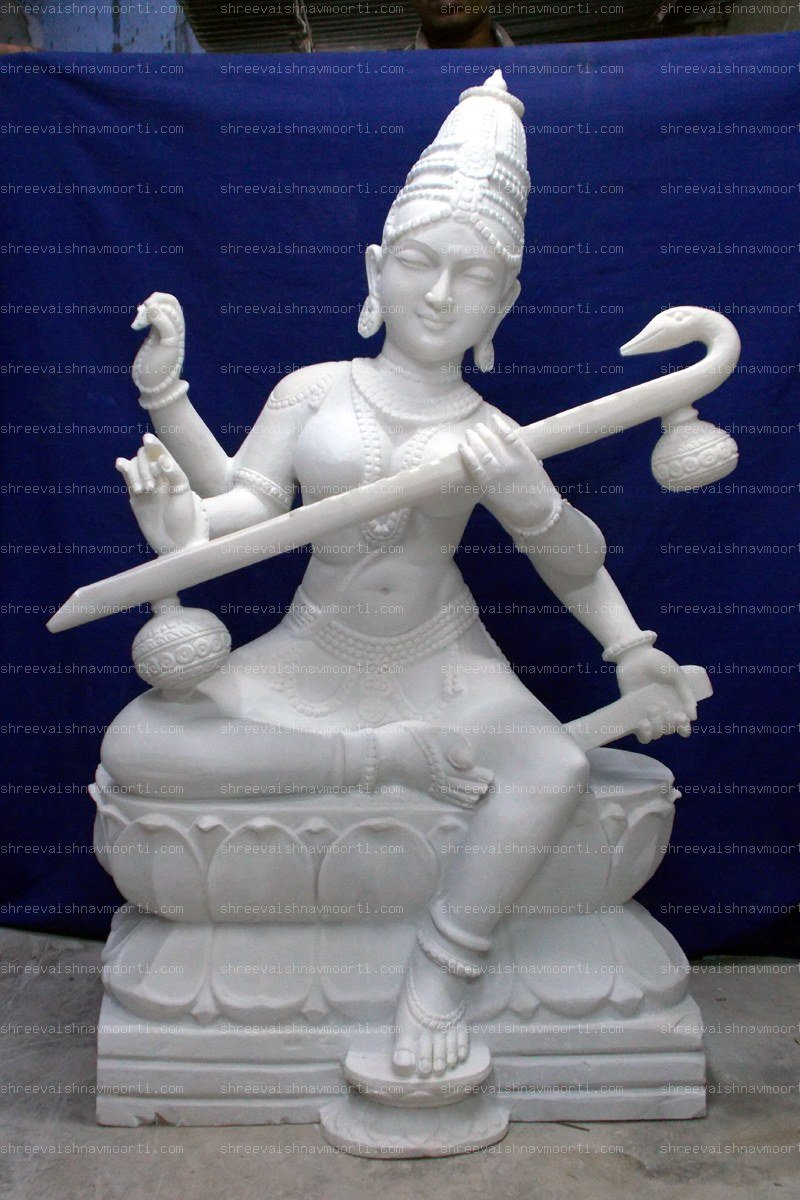 Saraswati Marble Moorti