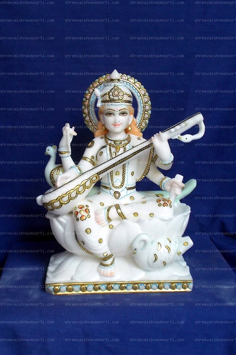 Saraswati Marble Moorti