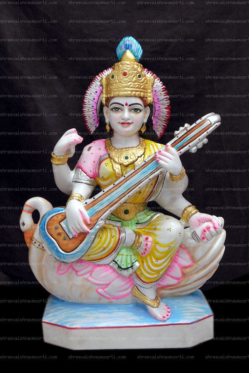 Saraswati Marble Moorti