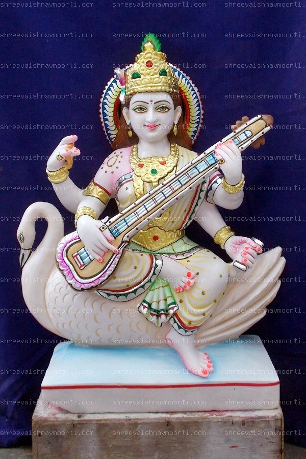 Saraswati Marble Moorti