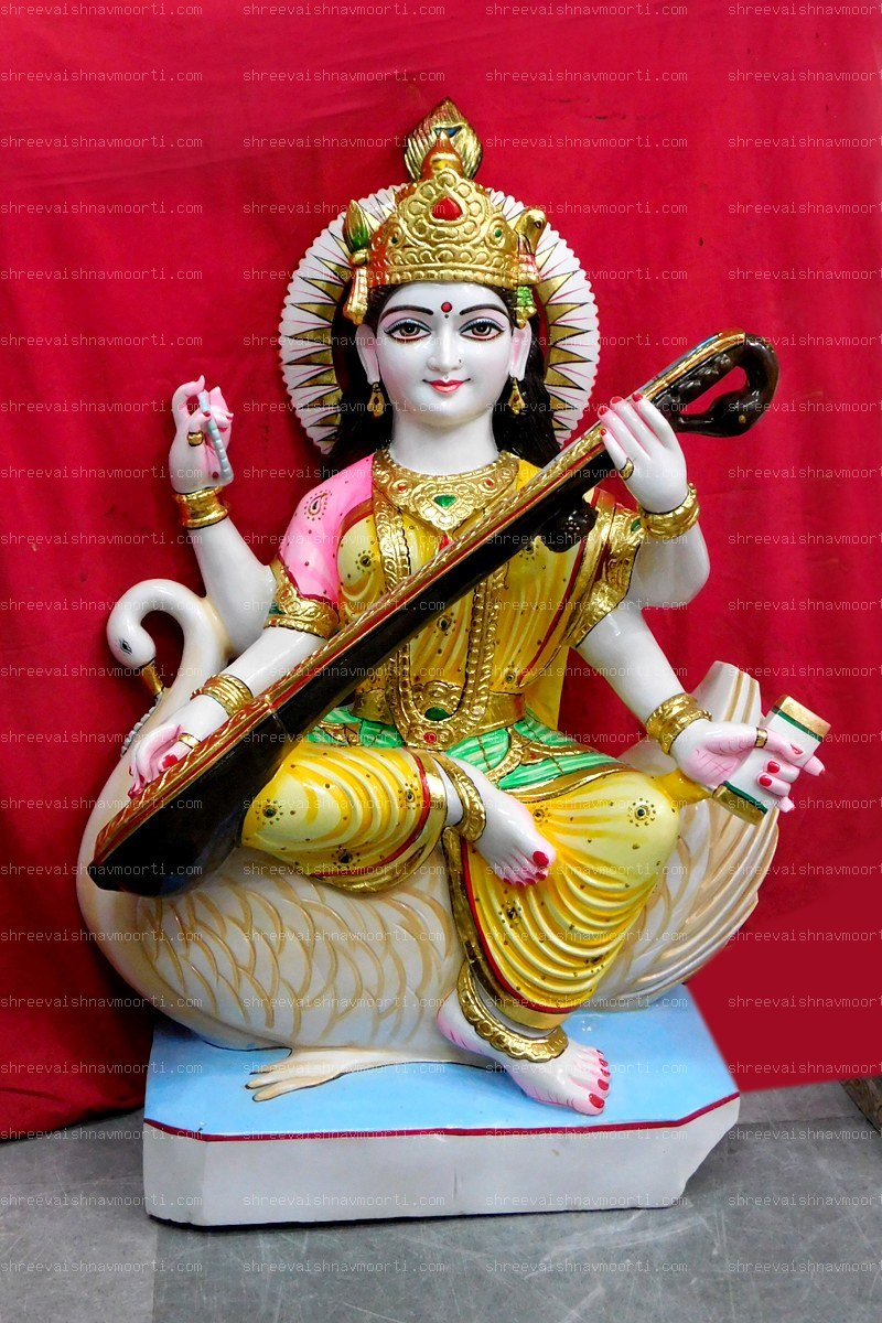 Saraswati Marble Moorti