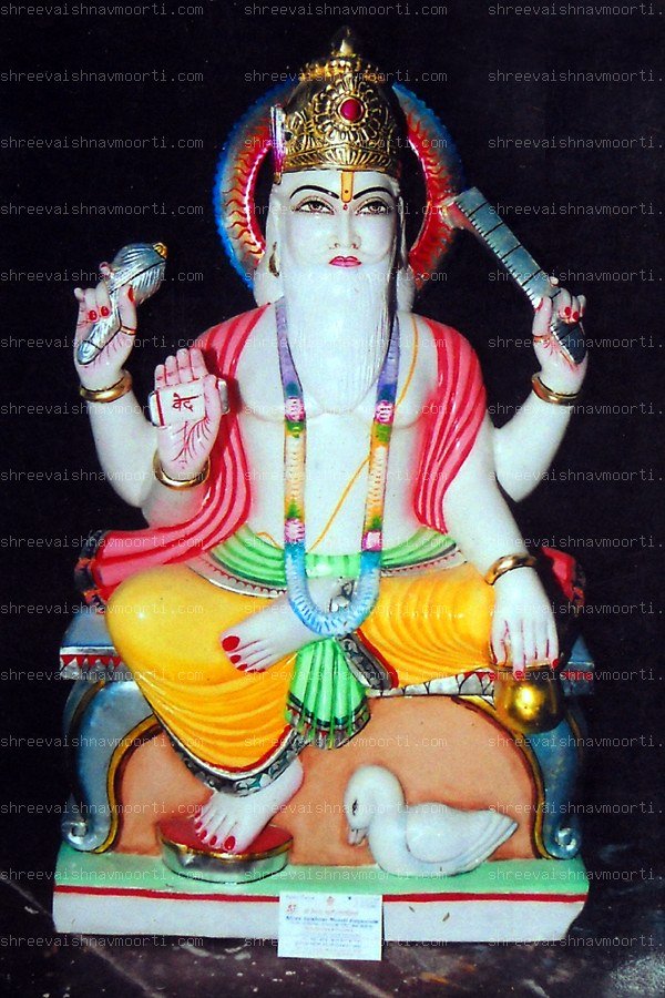 Vishvkarma Marble Moorti