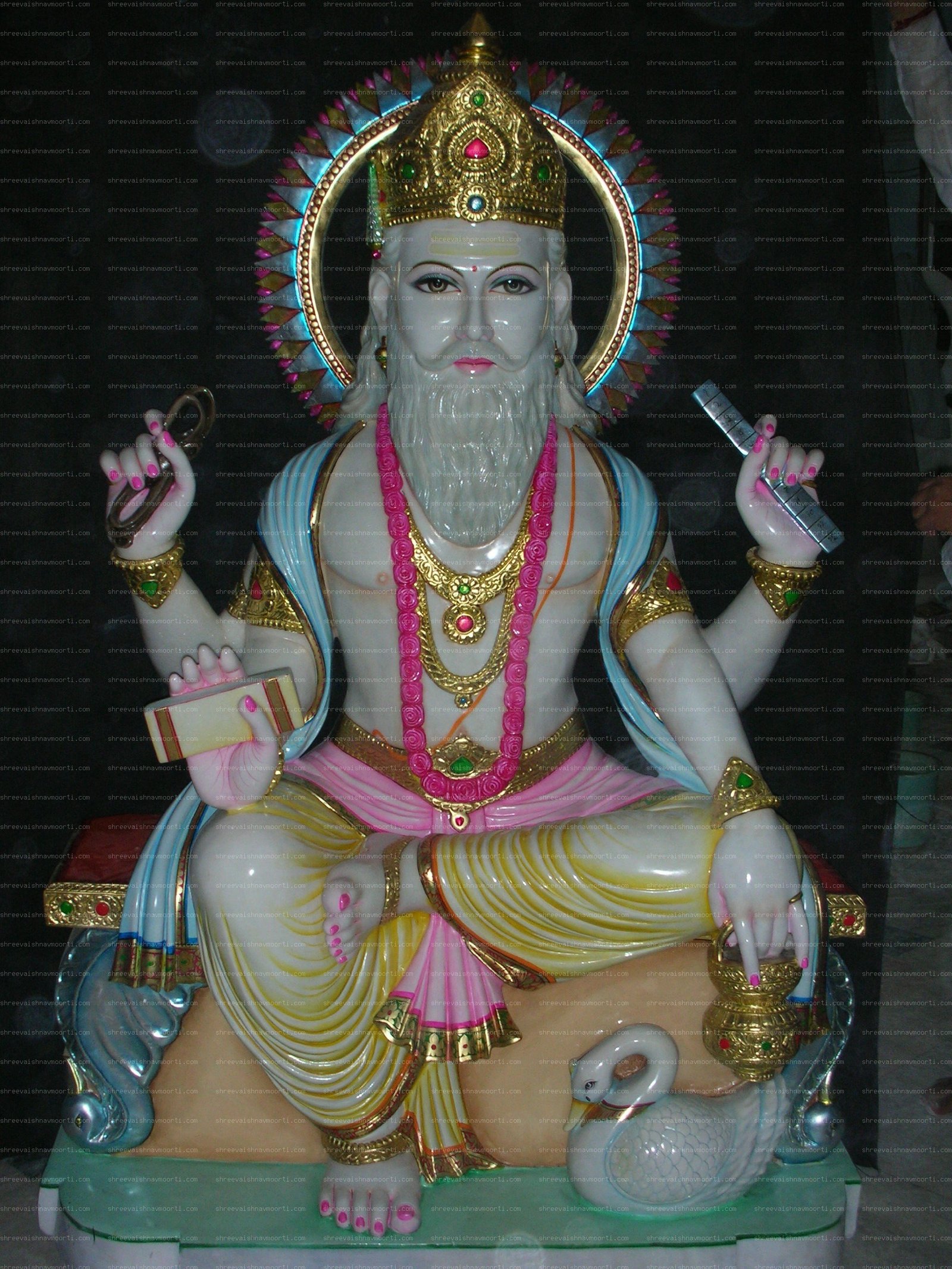 Vishvkarma Marble Moorti