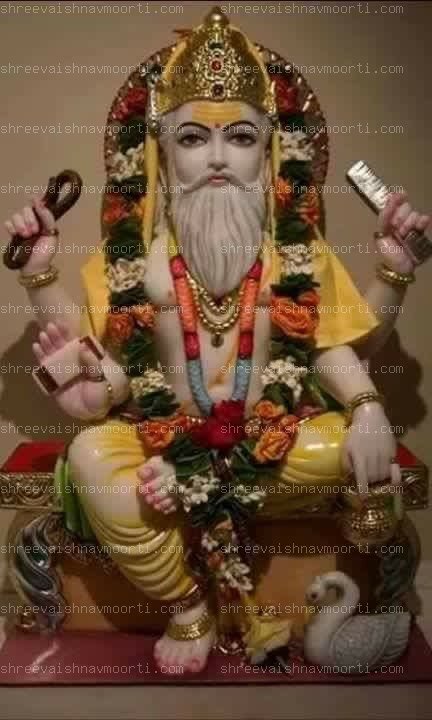 Vishvkarma Marble Moorti