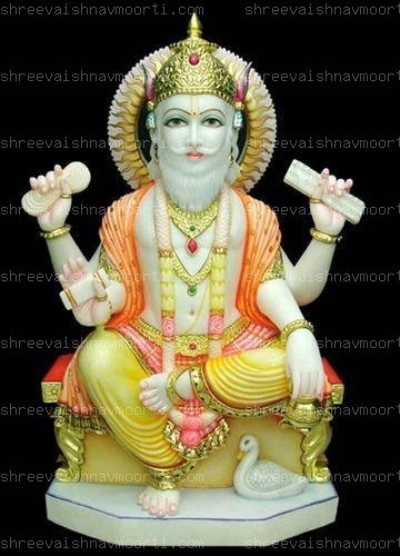 Vishvkarma Marble Moorti