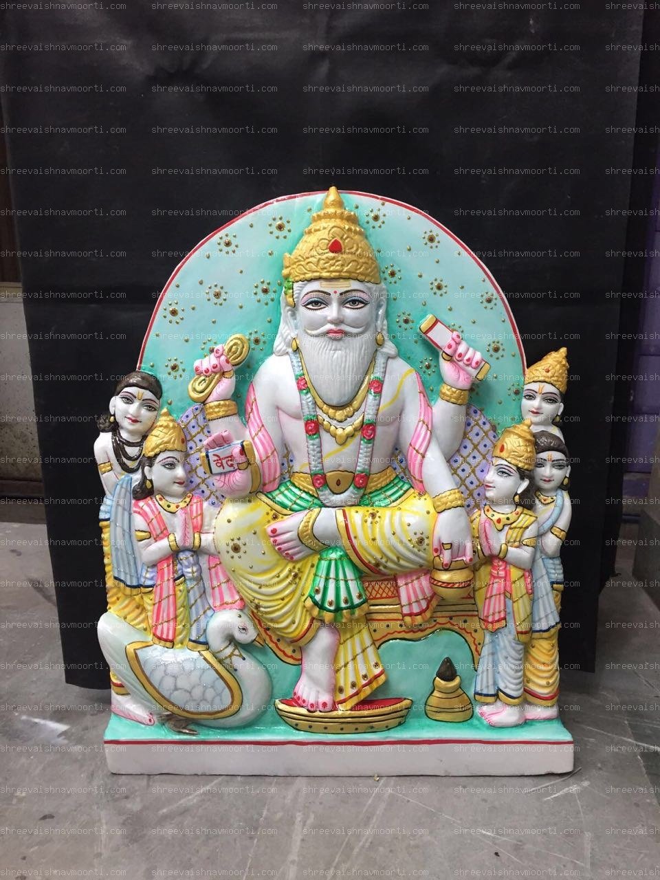 Vishvkarma Marble Moorti