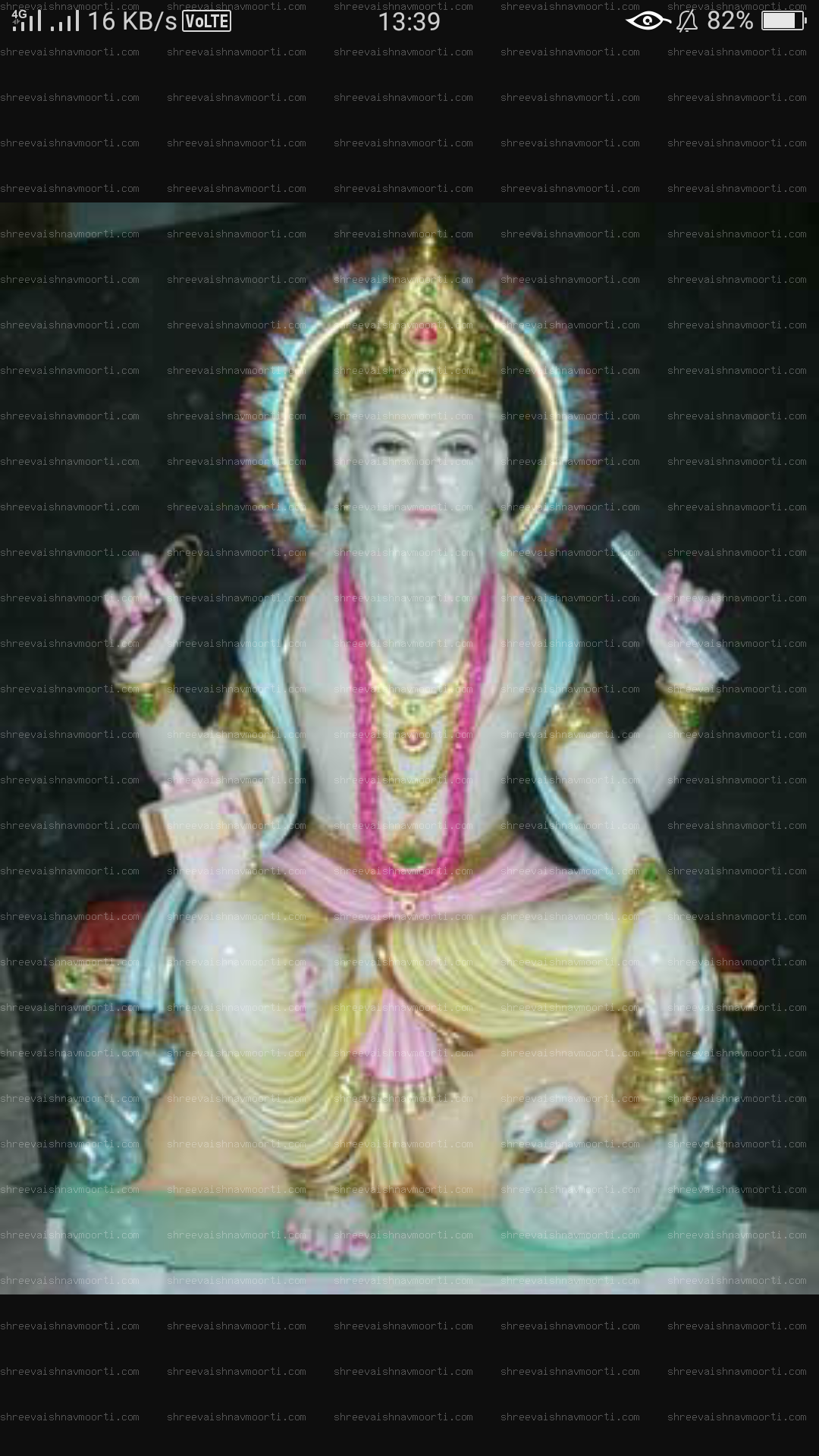 Vishvkarma Marble Moorti