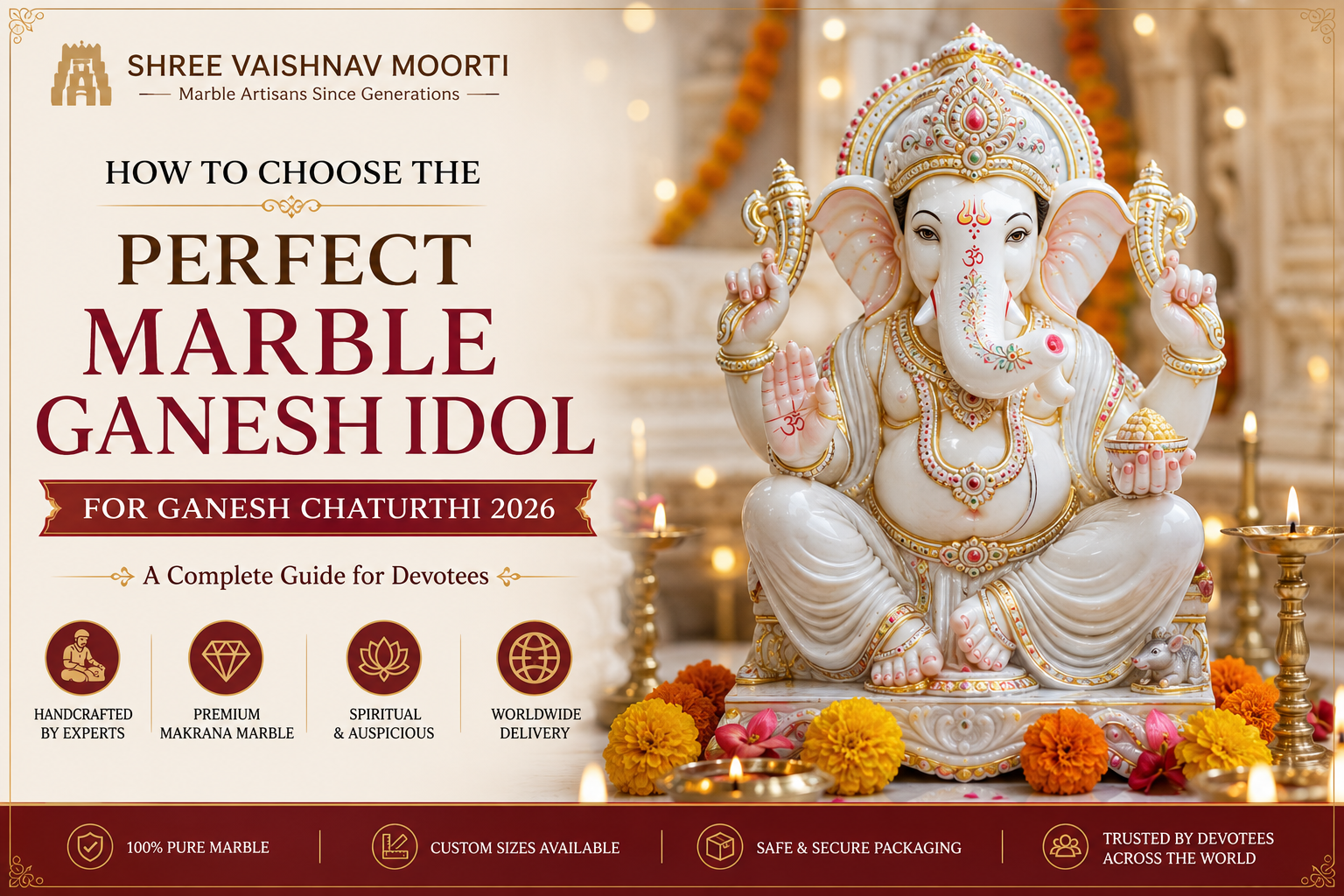 How to Choose the Perfect Marble Ganesh Idol for Ganesh Chaturthi 2026